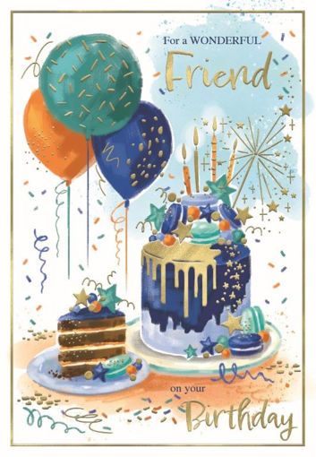 Picture of FOR A WONDERFUL FRIEND BIRTHDAY CARD
